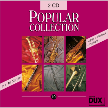 Zbiór nut na trąbkę + 2xCD z podkładami Popular Collection 10
